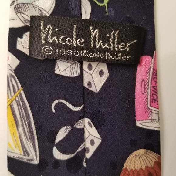 Graphic silk necktie - Picture 4 of 5